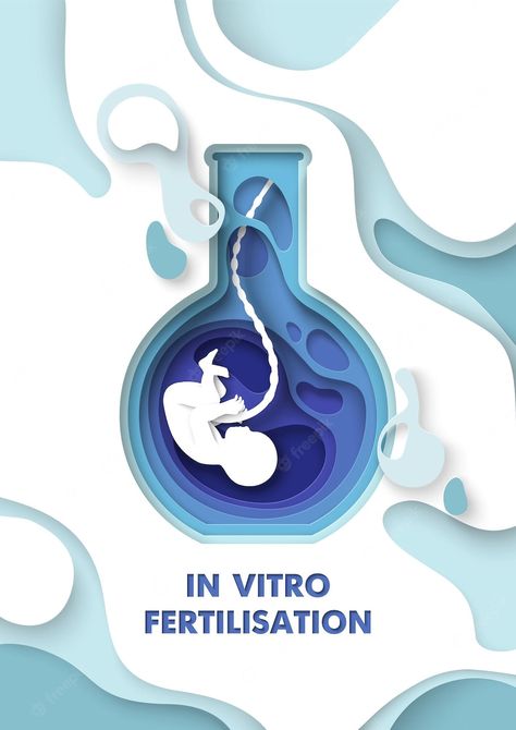 Premium Vector | In vitro fertilization medical paper cut vector Neonatal Care, Geriatric Care, Preventive Healthcare, Ivf Center, Fertility Center, Social Media Advertising Design, In Vitro Fertilization, In Vitro, Medical Tests