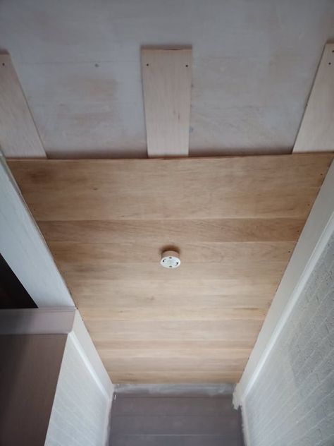 Ceiling Remodel, Wood Plank Ceiling, Plank Ceiling, Wait A Minute, Basement Makeover, Diy Ceiling, Basement Design Ideas, Home Inspo, Diy Home Repair