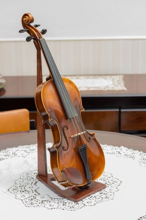 Cello Stand, Violin Stand, Musician Room, Violin Teaching, Violin Family, Violin Instrument, Violin Design, Music Stands, Guitar Stands