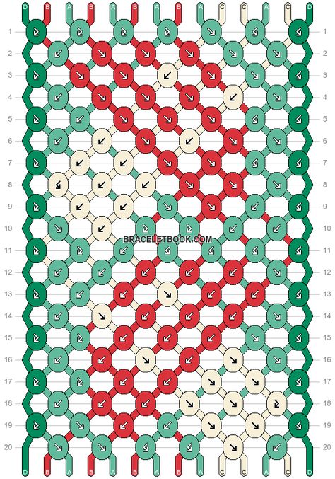 Normal pattern #102437 | BraceletBook Friend Ship Bracelets Patterns Easy, Braceletbook Patterns Easy, Mushroom Friendship Bracelet, Mushroom Bracelet Pattern, Cottagecore Bracelet Patterns, Flower Friendship Bracelet Patterns, Normal Bracelet Patterns, Flower Bracelet Pattern, Bracket Patterns