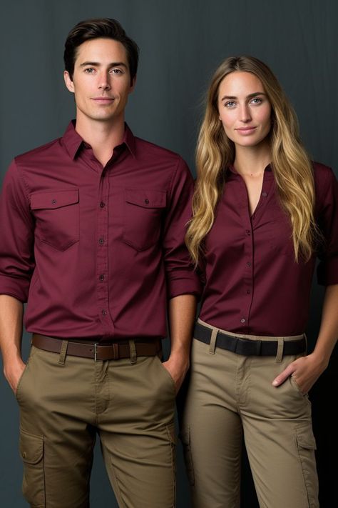 Burgundy Shirt with Khaki Pants Mens Khaki Pants Outfit Casual, Burgundy Shirt Outfit Men, Grey Dress Pants Outfit, Khaki Pants Outfit Men, Preppy Uniform, Khaki Pants Outfit, Business Attire For Men, Dress Pants Outfits, Mens Smart Casual Outfits