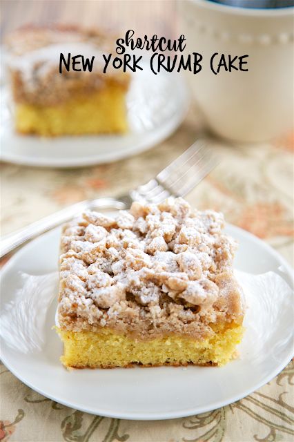 New York Crumb Cake Recipe, New York Crumb Cake, Cake Mix Coffee Cake, Crumb Coffee Cakes, Coffee Cake Recipes Easy, Crumb Cake Recipe, Cake Mix Desserts, Streusel Coffee Cake, Cake Base