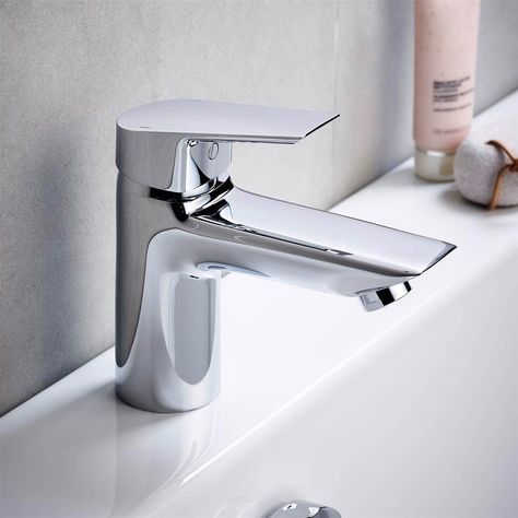 Bathroom Fittings, Bath Mixer, Pure Design, Countertop Basin, Bath Taps, Contemporary Bathrooms, New Build, Basin Mixer, Geometric Lines