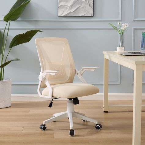 VECELO Office Desk Chair High Back Executive Ergonomic Computer Chair - Bed Bath & Beyond - 37953478 Nice Desk, Rolling Desk Chair, Cute Desk Chair, Chair With Armrest, Ergonomic Computer Chair, White Office Chair, High Back Office Chair, Mesh Chair, Swivel Office Chair