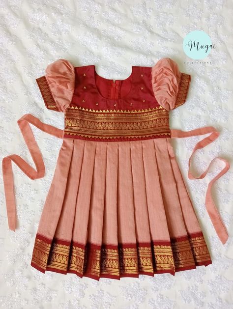 Mugai Collections Silk Dresses For Kids, Baby Silk Frocks Designs, Ethnic Frocks For Baby Girl, Pattu Frocks For Baby Girl, Traditional Frocks For Kids, Traditional Frocks For Baby Girl, Pattu Frocks For Kids, Silk Frocks For Kids, Pattu Pavadai For Kids