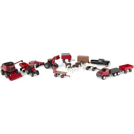 Miniature Farm, Toy Farm, Case Ih Tractors, Ram Truck, Toy Playset, Mini Farm, Farm Toys, Ram Trucks, Case Ih