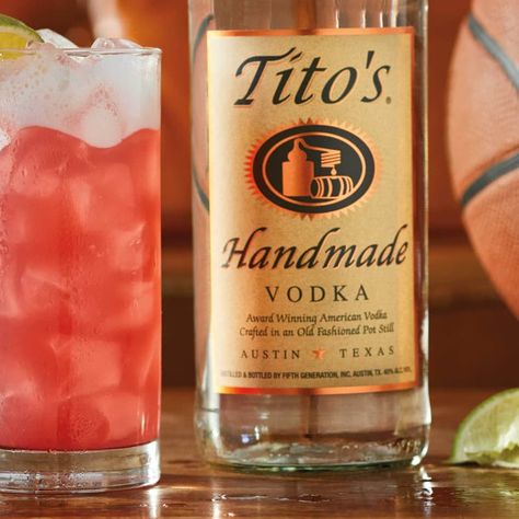 Easy Tito’s Drinks, Tito’s Vodka Gift Basket, Low Calorie Titos Vodka Drinks, Titos Vodka Recipes Easy, Tito Vodka Recipes Cocktails, Tito’s Vodka Mixed Drinks, Titos Punch Recipes, Tito’s Vodka Recipes, Tito’s Drink Recipes