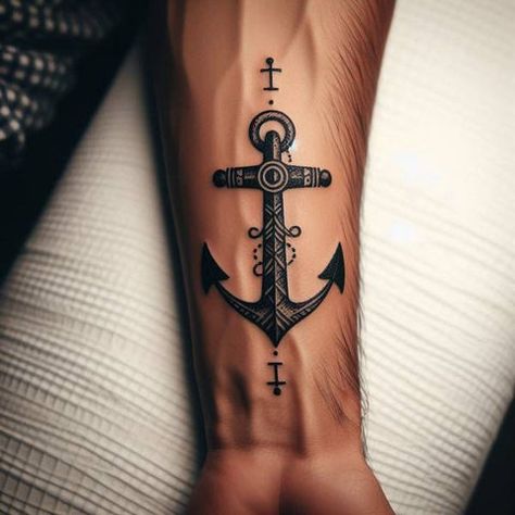 108 Aesthetic Yet Meaningful Anchor Tattoo Designs To Feel Like A Voya Tattoo Designs Men Aesthetic, Big Tattoo Designs Men, Realistic Anchor Tattoo, Tattoo Anchor Man, Mens Anchor Tattoo, Anchor Tattoo For Men Forearm, Jesus Anchor Tattoo, Anchor Tattoo Design For Men, Navy Tattoos For Men