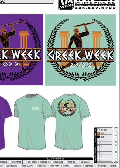 Greek Gods Theme Greek Life Mixer Themes, Social Themes Greek, Greek Week Theme, Cute Greek God Shirts, Greek Week Shirts, Go Greek Graphics Panhellenic, Greek Letter Shirts, Greek Week, Tag Print