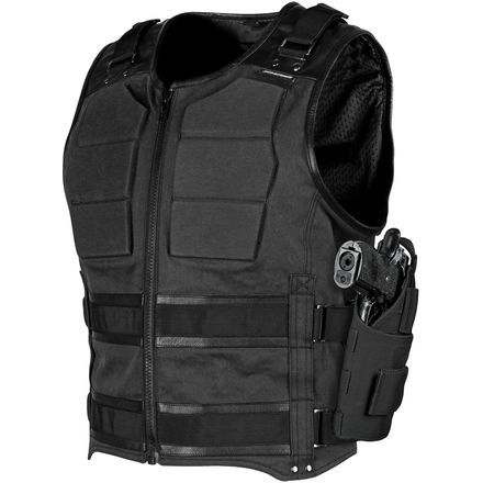 Black Armored Vest, Motorcycle Riding Jeans, Armor Vest, Riding Jeans, Motorcycle Vest, True Grit, Tactical Clothing, Motorcycle Riding, Tactical Vest