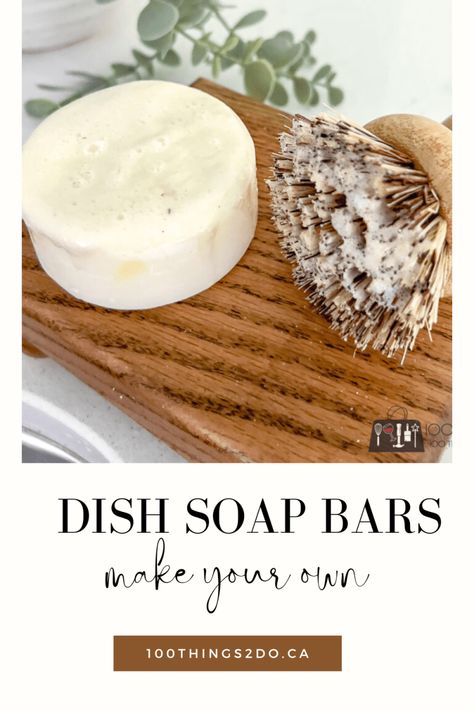 Diy Dish Soap Bar, Solid Dish Soap Recipe, Diy Soap Tray, Conditioner Bar Recipe, Homemade Dish Soap, Solid Dish Soap, Homemade Hand Soap, Homemade Goat Milk Soap, Diy Dish Soap