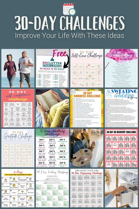 30 Day An Challenge, 30 Day Challenge Organization, Workout Monthly Challenges, Month Diet Challenge 30 Day, Low Impact 30 Day Challenge, Best 30 Day Challenge, 30 Day New Year Challenge, Bujo Challenge 30 Day, Monthly Wellness Challenges