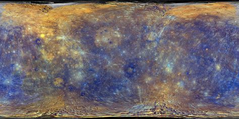 Color enhanced map of Mercury Planet Texture, Mercury Surface, Nasa Solar System, Tata Surya, Nasa Goddard, Tony Goldwyn, Nasa Images, Small Planet, Planets Wallpaper