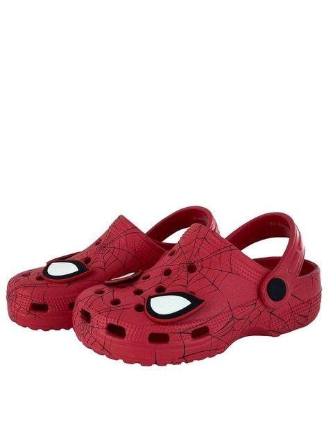 Spider Man Crocs, Spider Man Things, Spider Man Clothes, Spider Man Stuff, Spiderman Crocs, Spiderman Accessories, Spiderman Clothes, Shoes For Men Stylish, Spiderman Things