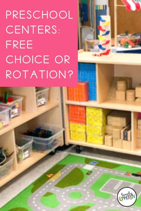 Setting up and managing center time takes making some decisions on how things will be run. Free choice play centers? A center rotation system? Which one is best? Take a look at the pros and cons of each to help you better make an informed decision. Dramatic Play Centers Preschool, Prek Centers, Preschool Classroom Organization, Classroom Management Preschool, Learning Centers Preschool, Early Childhood Education Resources, Space Preschool, Center Management, Center Rotations