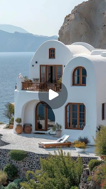 Travel Places on Instagram: "Dream House on Santorini? 🇬🇷  @hut" Santorini House, Santorini Villas, Mediterranean Decor, Travel Places, August 9, Santorini, Division, Places To Travel, Dream House