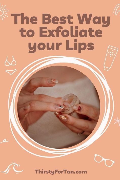 How To Exfoliate Lips At Home, Lips Exfoliator, How To Exfoliate Lips, Exfoliate Lips, Honey Lip Scrub, Lip Scrub Recipe, Dry Skin Care Routine, Sugar Lip Scrub, Lip Exfoliator