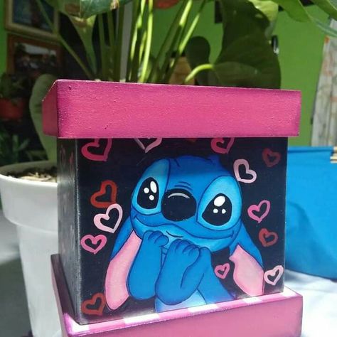 Stitch And Angel Valentine Box Ideas, Stitch Valentines Box Ideas, Lilo And Stitch Valentine Box Ideas, Valentines Marketing, Valentine Boxes For School, Kids Valentine Boxes, Valentine Card Box, Valentine Boxes, February Crafts