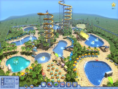 Waterpark Tycoon - Waterpark Tycoon (PC) var user=78358; var zusatz="";... Hier weiterlesen: https://www.spieletester.de/watch/bilder/waterpark-tycoon/ Theme Park Tycoon, Waterpark, Water Park, Theme Park, City Photo, Golf Courses, Water