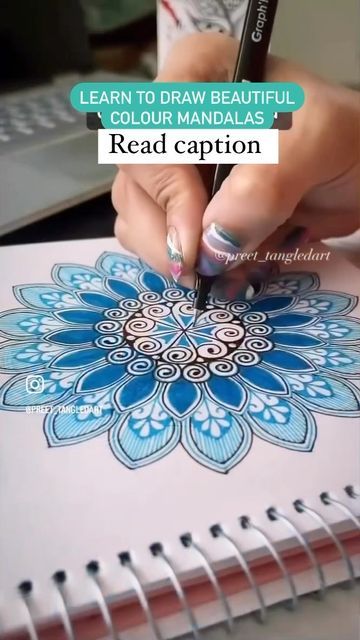 Gurpreet Kaur - Mandala|ZIA on Instagram: "20% discount on Colour Mandala course Enrol now & start your creative journey ❤️ —————————- Learn to draw beautiful colour Mandalas ✨Course is for beginners and advance level ✨Vedio recorded classes, learn anytime ✨Step by step instructions 📌Visit my profile and check highlights - Students works and class glimpses for review 🔹Course is at 20% off- use code ‘YEAREND20’ 🔹Registration link is in bio 🔹Perfect time to gift it to your creative friends Colour Mandala, Prismacolor Art, Skill Building, Creative Friends, Mandala Design Art, Mandala Pattern, Mandala Design, Learn To Draw, Mandala Art