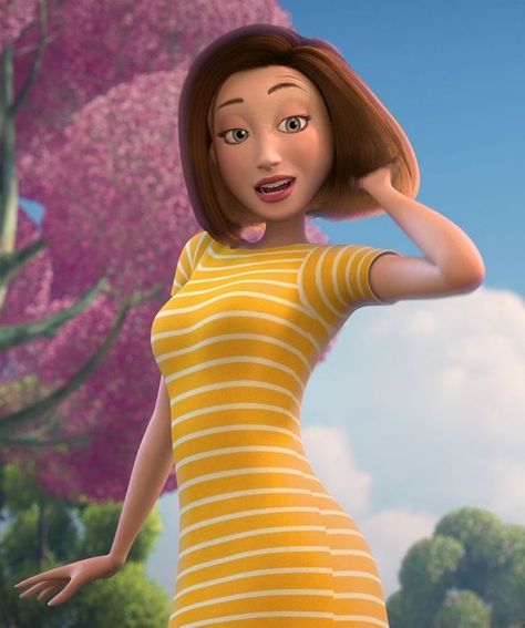 The Bee Movie Costume, Bee Movie Costume, Vanessa Bee Movie, The Bee Movie Aesthetic, Bee Movie Aesthetic, Brunette Movie Characters, Vanessa Bloome, Bee Movie Characters, Brunette Characters Costumes