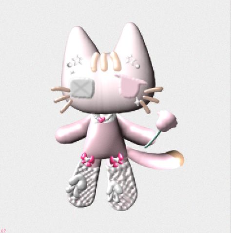 Ha4to Pink, Ha4to Y2k Pfp, Ha4to Cats, 3d Cats, Low Poly Character, Toro Inoue, Cream Cat, Cat Profile, Cute Rats