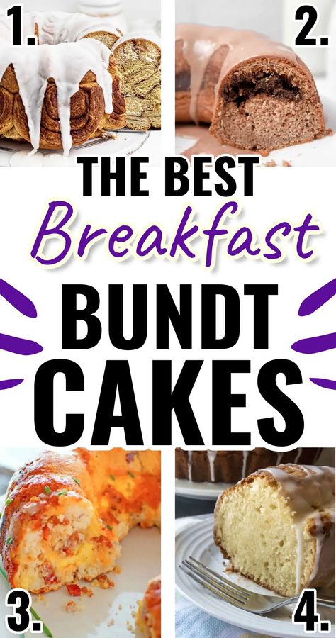 Breakfast Bundt Cake Recipes, Breakfast Bundt, Appetizer Recipes Cold, Brunch Ideas For A Crowd, Breakfast Bundt Cake, Breakfast Potluck, Bundt Cake Recipes, Easy Bundt Cake Recipes, Cheap Breakfast