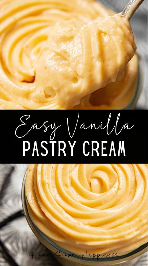 Today, let’s dive into French desserts with a classic French filling: Crème Pâtissière, also known as vanilla pastry cream. This versatile custard is perfect for filling doughnuts, French fruit tarts, cream puffs, banana cream pie, Boston cream pie, and more! Boston Cream Pie Filling, French Pastry Cream Recipe, Pastry Cream Desserts, Cream Filling Recipe, Vanilla Pastry Cream, Pastry Cream Recipe, Fruit Tarts, Boston Cream Pie, Custard Recipes