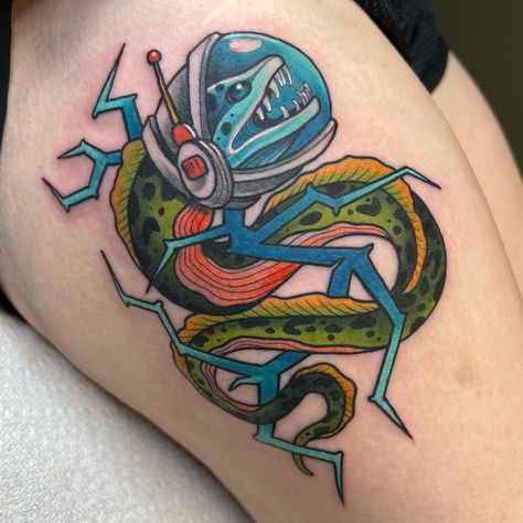 Electric Eel Tattoo, Eel Tattoo, Electric Eel, Flash Ideas, 2024 Moodboard, Moray Eel, Traditional Tattoo Sleeve, Traditional Tattoos, American Traditional Tattoo