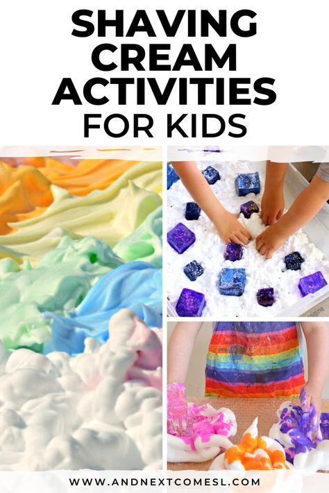 Shaving Cream Activities For Kids, Shaving Cream Activities, Play Ideas For Kids, Shaving Cream Painting, Best Shaving Cream, Sensory Play Ideas, Sensory Crafts, Sensory Activities Toddlers, Toddler Sensory