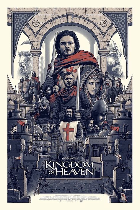 Salahuddin Ayyubi, Heaven Movie, Balduino Iv, King Baldwin Iv, Baldwin Iv, King Baldwin, Movie Synopsis, The Crusades, Film Posters Art