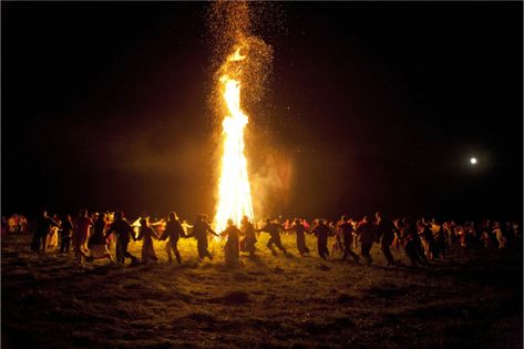 In a Word: Dancing ’Round the Bonfire | The Saturday Evening Post New Year Food Traditions, Pagan New Year, New Year Food, Summer Traditions, Pagan Festivals, New Year's Food, Norse Pagan, Saturday Evening Post, Old Norse