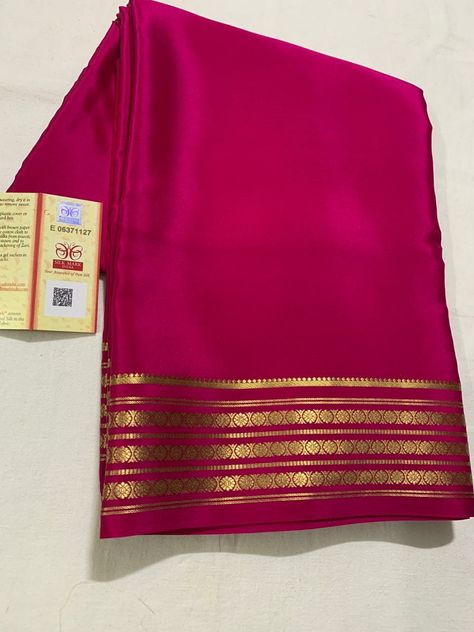 Pink Mysore Silk Saree, Grand Saree, Kerala Saree Blouse, Kerala Saree Blouse Designs, Silk Saree Blouse Designs Patterns, Kanjivaram Sarees Silk, Saree Wearing Styles, New Saree Designs, Crepe Silk Sarees