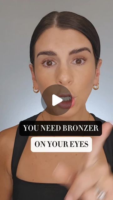 Kate | Makeup Tips on Instagram: "Bring that bronzer on up friends!

#easymakeup #eyemakeup #bronzer #howtobeauty #howtomakeup Do you put bronzer on your eyes?" Bronzer Eyeshadow Look, Bronzer Under Eyes, Apply Bronzer And Blush, Bronzer Application, Kate Makeup, Dark Undereyes, Bronzer Makeup, Makeup Bronzer, Eyeshadow Looks