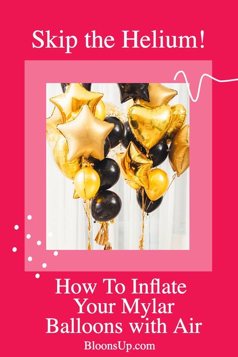 Do Mylar balloons need helium to float? This guide explores how to inflate Mylar balloons, with and without helium! Learn creative ways to use air-filled Mylar balloons for stunning balloon decor. #MylarBalloons #HeliumFreeBalloons #BalloonDecor Balloons Without Helium, Foil Balloons Decoration, Helium Gas, Large Balloons, Giant Balloons, Love Balloon, Sweet 16 Parties, Balloon Decor, Mylar Balloons