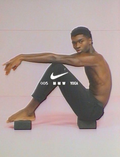 Nike MMW Series 005 Yoga (Nike) Nike Campaign, Matthew M Williams, Matthew Williams, Nike Yoga, Yoga Videos, Running Training, Fitness Lifestyle, Yoga Clothes, You Fitness