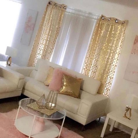 Modern Glam Living Room, Girl Apartment Decor, Cute Living Room, Elegant Living Room Decor, First Apartment Decorating, College Apartment Decor, Living Room Decor Inspiration, Pink Living Room, Future Apartment Decor