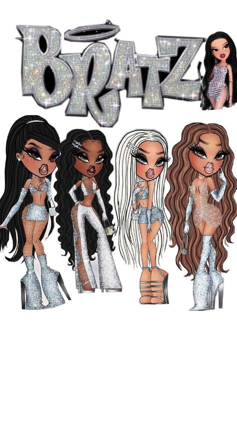 bratz las mas glamurosas💅🏻 Cute Screen Savers, Disney Swag, Kindergarten Addition Worksheets, Black Bratz Doll, Bratz Doll Outfits, Posca Marker, 21st Birthday Cakes, Beauty Business Cards, Bright Photos