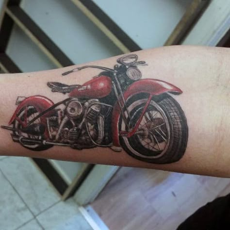 Classic Tattoos For Men, Motorcycle Tattoo Ideas, Bike Tattoo, Harley Tattoos, Harley Davidson Roadster, Motorcycle Tattoo, Harley Davidson Wedding, Harley Davidson Helmets, Harley Davidson Tattoos