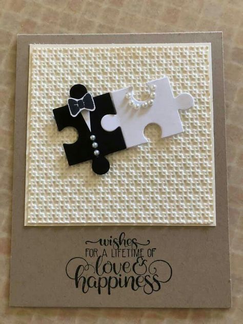 Homemade Wedding Cards, Engagement Cards Handmade, Wedding Card Craft, 50th Anniversary Cards, Handmade Greeting Card Designs, Wedding Shower Cards, Wedding Cars, Wedding Cards Handmade, Bridal Shower Cards