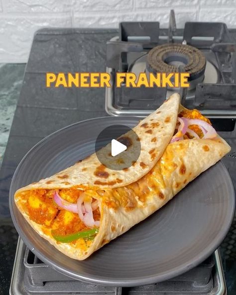 Paneer Frankie Recipe, Veg Wraps, Veg Roll, Frankie Recipe, Box Recipes, Paneer Recipes, Lunch Box Recipes, June 22, Recipe Of The Day