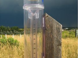 Build a rain gauge to measure precipitation in the school area. Compare findings to records. Could be a neat experiment for the science fair. Spring Stem Activities, Rain Gauges, Rain Gauge, Weather Instruments, Citizen Science, Science Gifts, Weather Station, Earth From Space, Stem Activities