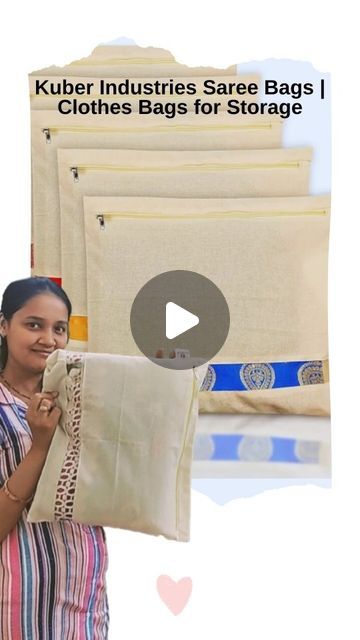 Ruchi Kedia on Instagram: "Keep your wardrobe organized and clutter-free with @kuberindustriess Saree Bags! Made from high-quality cotton, these bags are perfect for storing sarees and other clothes. The mesh window design allows for easy identification of contents. Say goodbye to messy closets and hello to organized living! #SareeBags #WardrobeOrganization #ClothesStorage #HomeOrganization #MeshWindowBags #StorageSolution #ClosetEssentials #KuberIndustries #TrendingFashion #homedecor" Saree Organization In Closet, Saree Bags, Messy Closet, Wardrobe Organisation, Organized Living, Closet Essentials, New Launch, Window Design, Clutter Free