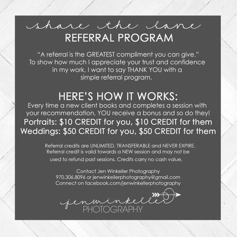 web Referral Program Cash Bonus Hair Stylist Referral Program, Hair Salon Referral Ideas, Photographer Referral Program, Salon Incentives For Clients, Photography Referral Program, Massage Referral Ideas, Salon Referral Cards, Hairstylist Referral Program, Salon Referral Program