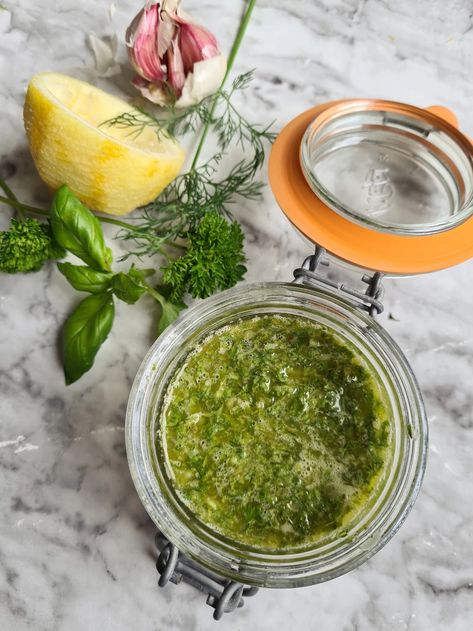 Mixed Herb And Zesty Lemon Gremolata – Kitchen Feasts Lemon Gremolata Recipe, Lemon Gremolata, Gremolata Recipe, Blender Portable, Smoothie Juice, Blender Smoothie, Recipes For Summer, Mini Blender, Lemon Herb