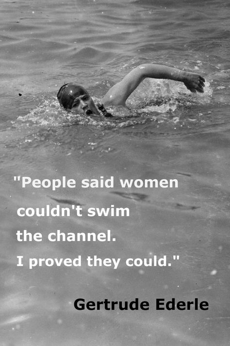 On the morning of 6 August 1926, the American Gertrude Ederle became first woman to swim the English Channel - her time was 14 hours and 34 minutes beating the men's record by more than two hours. Trudy Ederle, English Channel Swim, Gertrude Ederle, Feminine Icons, Women Rule, Sea Swimming, Feminist Icons, Radical Feminism, Women Scientists