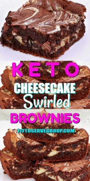 Keto Cheesecake Brownies, Swirled Brownies, Tartiflette Recipe, Galletas Keto, Cheesecake Swirl Brownies, Keto Cream Cheese, Cheese Brownies, Cheesecake Brownie, Cream Cheese Brownies