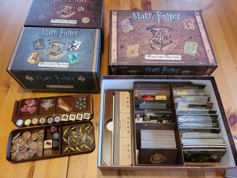 Hogwarts Battle, Harry Potter Board Game, Monster Box, Board Game Storage, 3d Files, Game Organization, Ender 3, Game Storage, Box Building