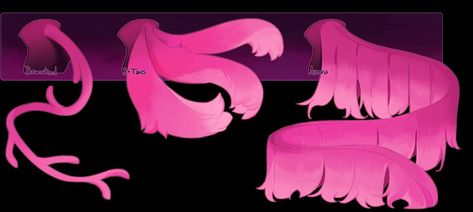 Fluffy Tail Drawing Reference, Demon Tail Reference, Tail Designs Drawing, Demon Tail Aesthetic, Demon Tail Drawing, Tail Reference Drawing, Tail Ideas Drawing, Demon Tail Designs, Tails Drawing