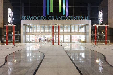 Larsen & Toubro - SGC - Seawoods Grand Central - Nerul / Seawoods . www.hitensethi.com ( Hiten Sethi ) . #hsa #hitensethiarchitects #architects #planners #architecture #larsenandtoubro #lnt #landmark #primelocation #uniquestructure #urbandesign #shoppingmall #iconicstructure #glass #design #pattern #shapes #facade #entrance #floor #spaceplanning #seawoods #nerul #navimumbai #maharashtra #india #asia Seawoods Grand Central Mall, Entrance Floor, India Asia, Navi Mumbai, Grand Central, Space Planning, Urban Design, Glass Design, Shopping Mall